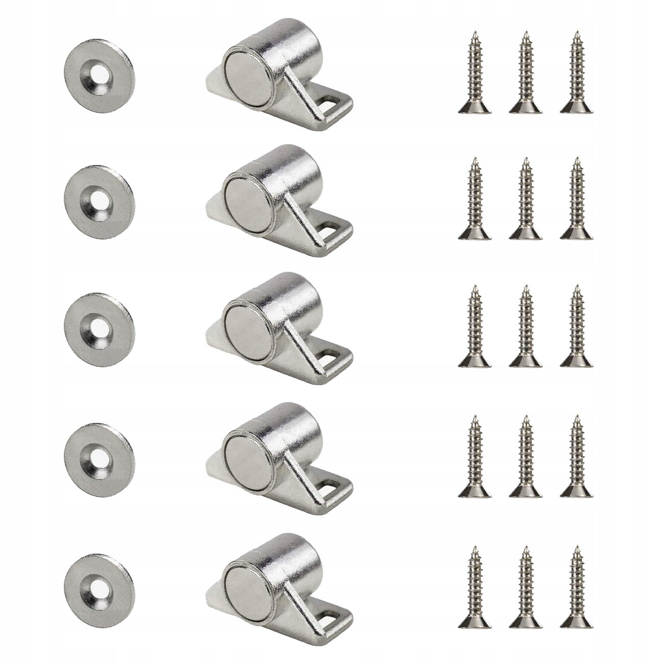 ZATRZASK MAGNETYCZNY DO SZAFEK NEODYMOWY DRZWI MOCNY MAGNES 5 szt EAN (GTIN) 6977631511462