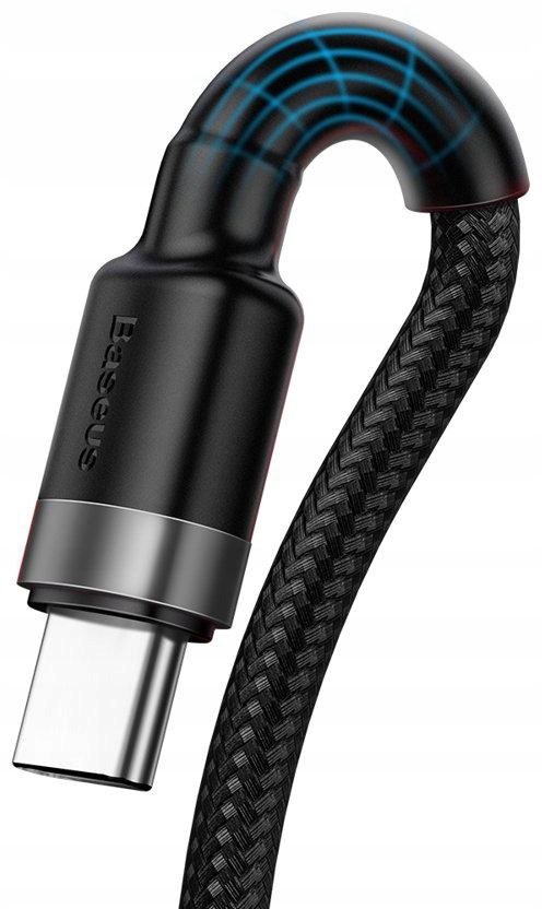 KABEL USB-C Baseus Type-C Quick Charge 3.0 40W 5A 100cm NYLONOWY OPLOT Marka Baseus