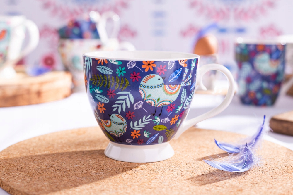 Filiżanki do kawy herbaty zestaw kubków 6 sztuk Altom Design Folk 350 ml Kod producenta GRA00004976