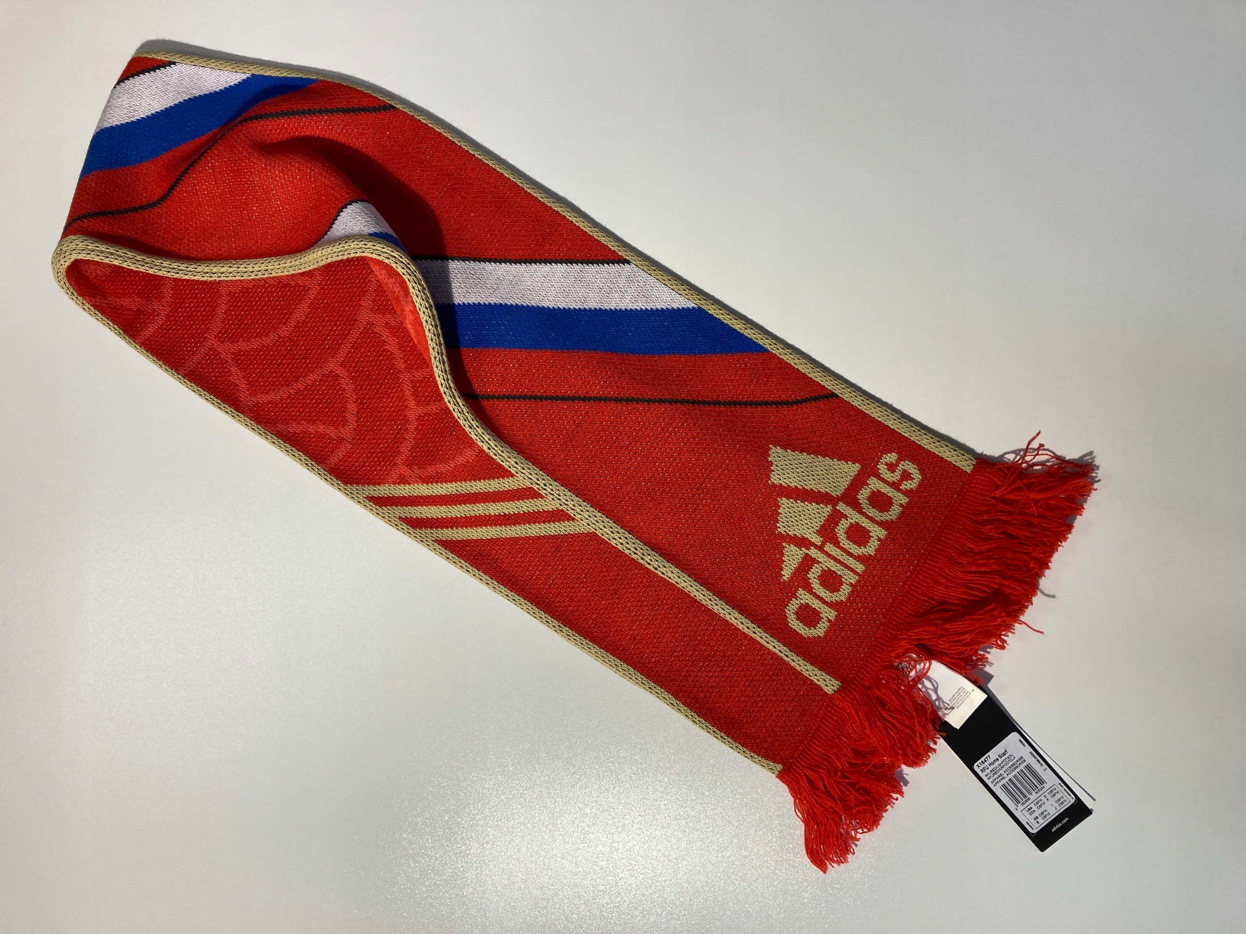 Szalik Adidas czerwony