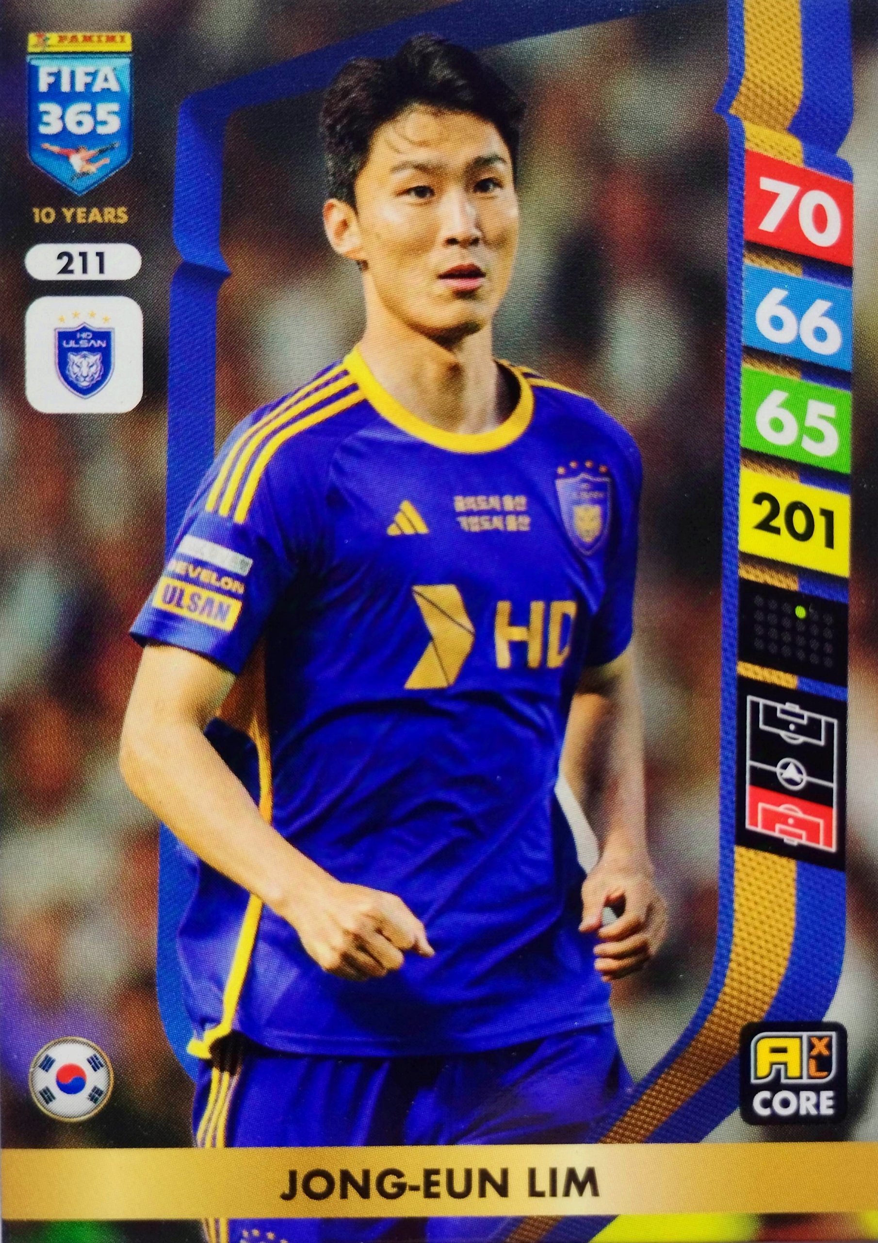 Panini Fifa 365 2025 Core 211 Jong-eun LIM Ulsan Hd