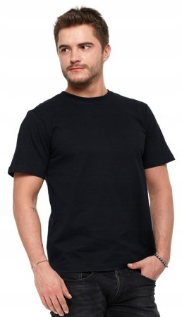 

Moraj T-Shirt Czarna Koszulka Krótki Rękaw 5XL