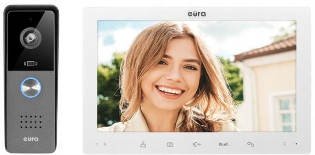 Wideodomofon WiFi Eura VDP-85A3 Tuya monitor 10 cali furtka brama