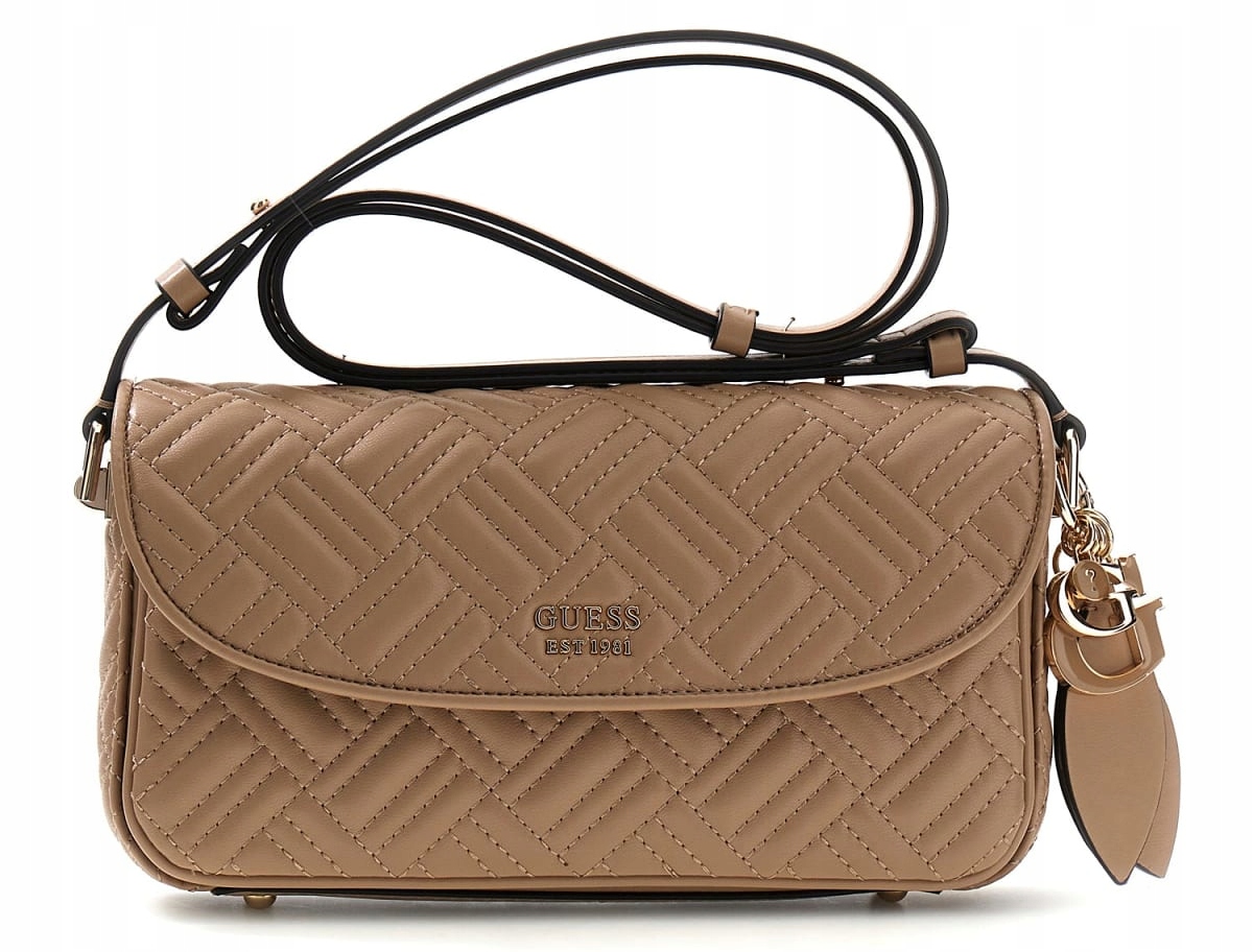 Prošívaná Dámská Béžová Kabelka Přes Rameno Elegantní Jako Dárek Guess