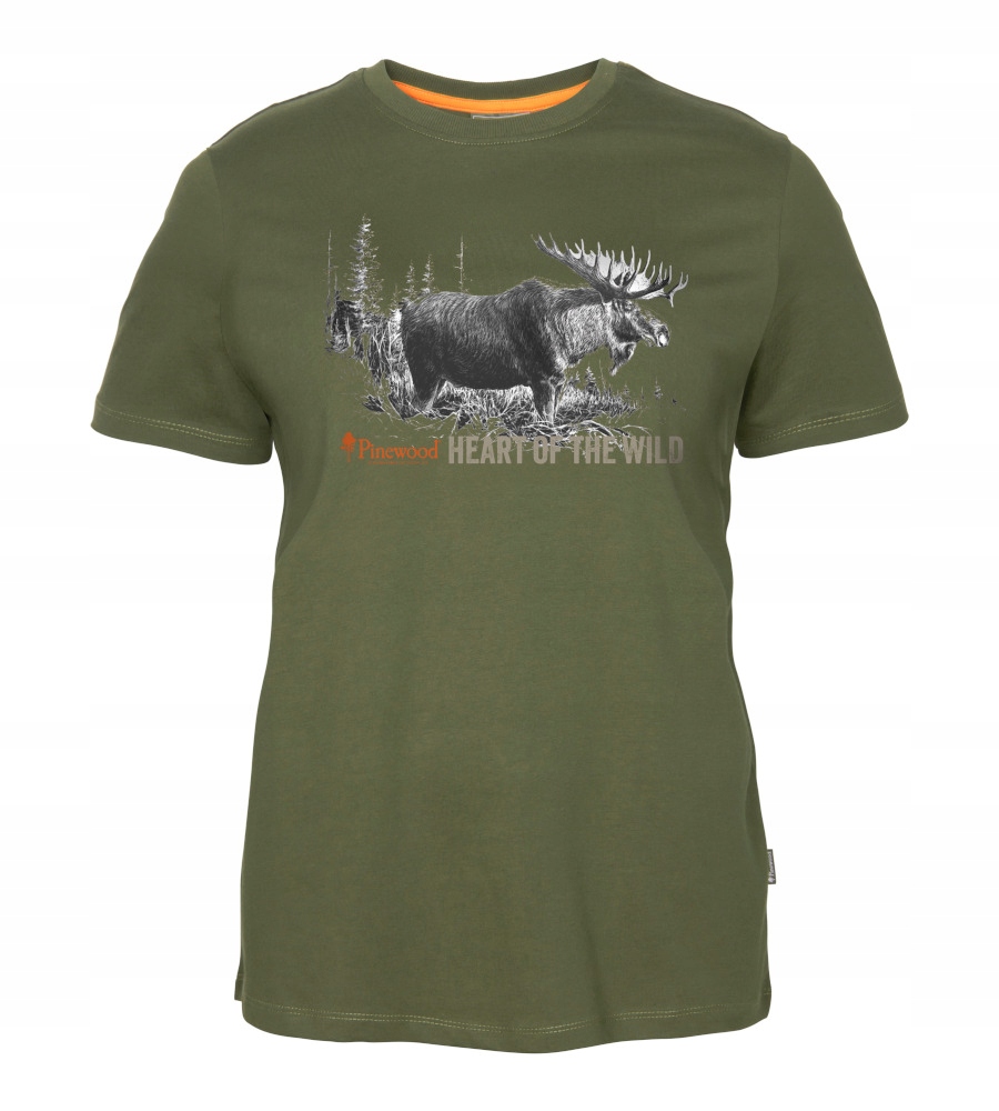Damski T-shirt Pinewood Moose 3466 Zielony -s