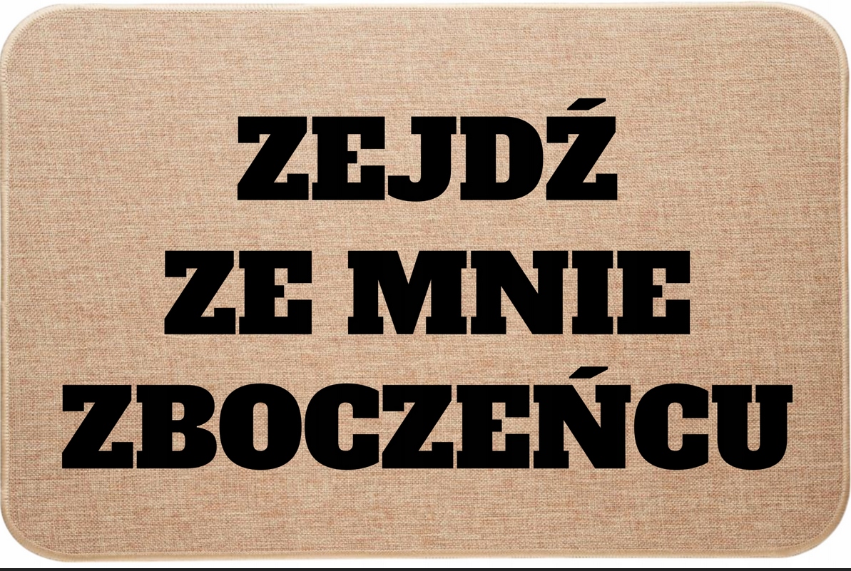 Lněná Rohožka Sestoup Ze Mě Stěrač Pod Dveře Dárek