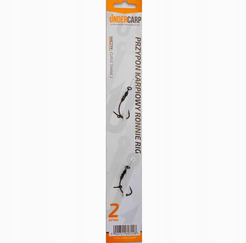 UnderCarp Przypon Karpiowy Ronnie Rig rozmiar 4