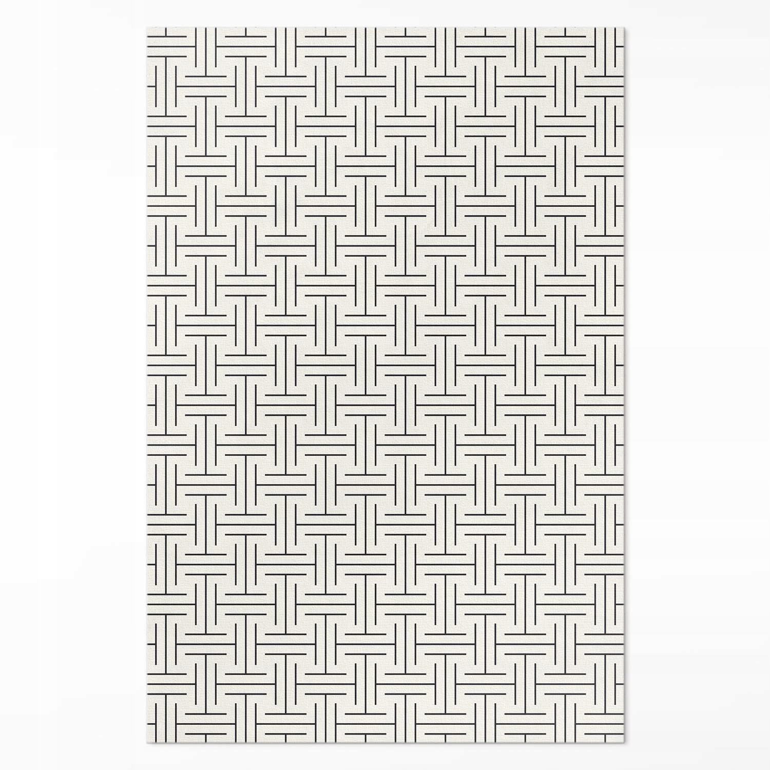 Vinylový koberec Rozmer: 100 x 150 cm Pravidelné línie, minimalistický labyrint