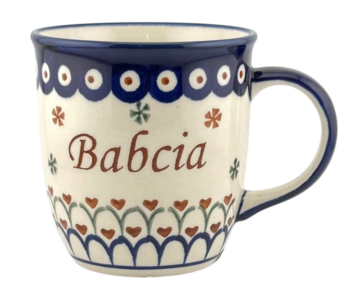 Kubek Bolesławiec 350 ml Babcia