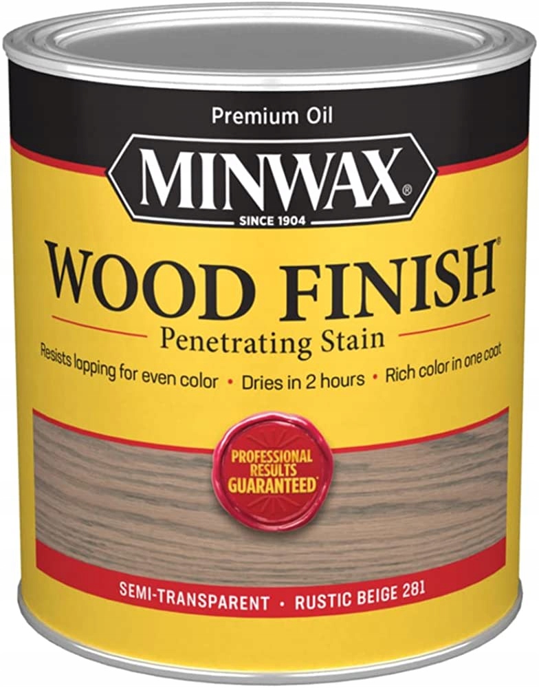 Bejca olejna do drewna szybkoschnąca Minwax WoodFinish 946ml Rustykalny Beż