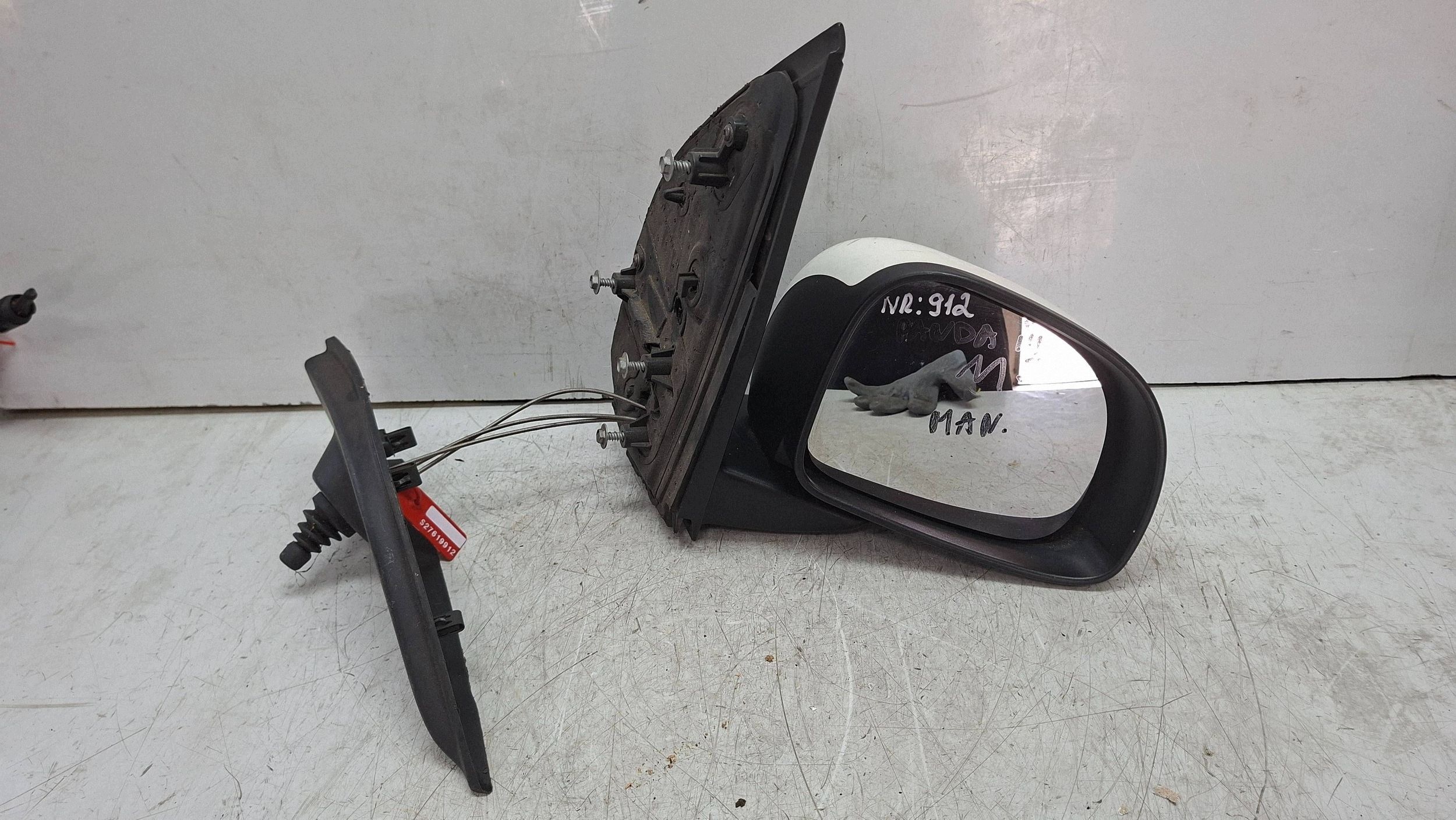 mirror right manually FIAT PANDA III 2012