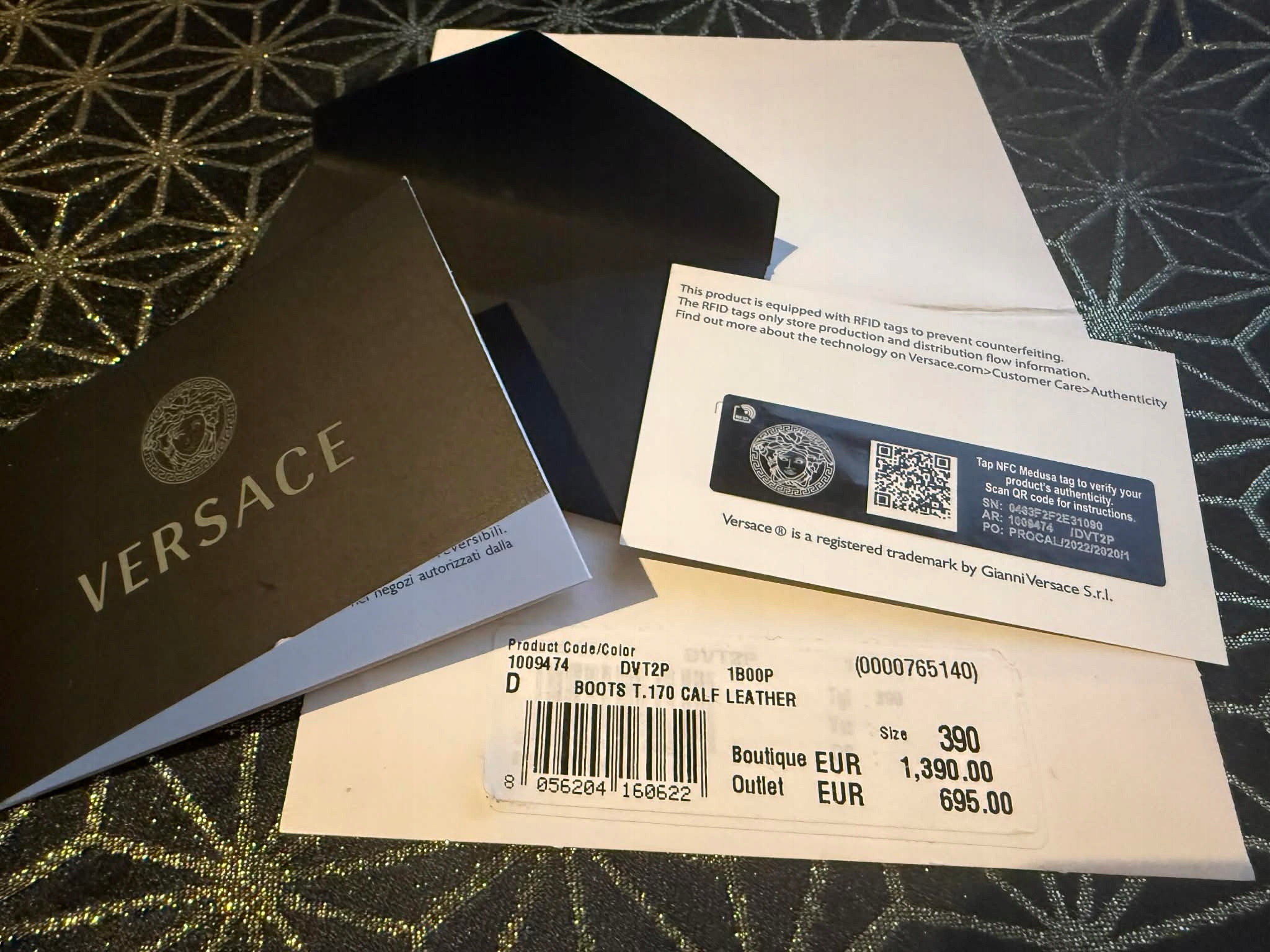 Nejexkluzivnější kozačky na Allegro Versace vel. 39, podpatek 17 cm