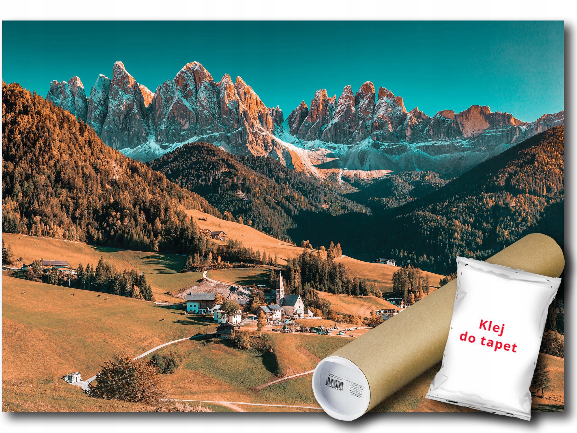 Vinylová Fototapeta Hory Alpy Krajina 416x290