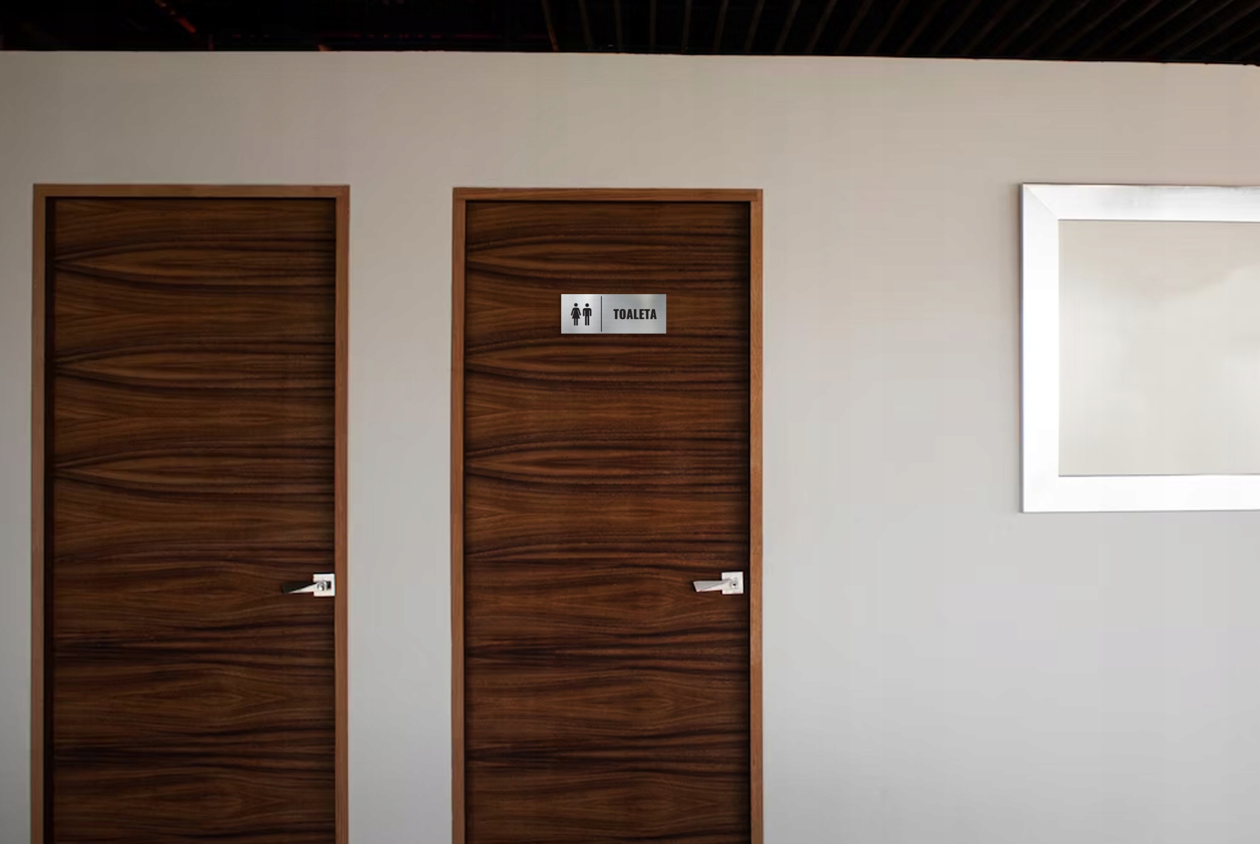 TABLICZKA TOALETA TABLICZKA WC ALUMINIOWA TABLICZKA TOALETA DAMSKO MĘSKA Rodzaj instrukcje