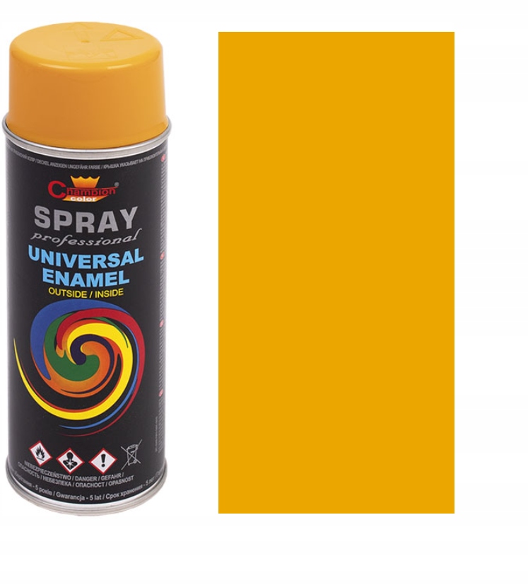 CHAMPION SPRAY ŻÓŁTY RAL1003 400ml