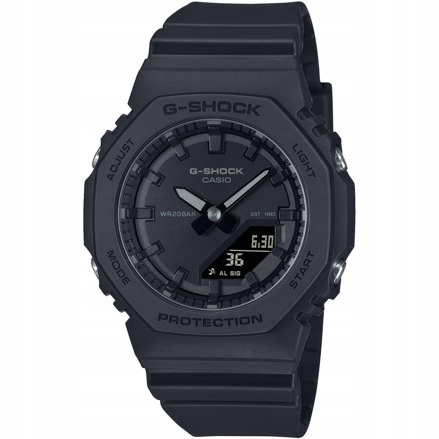 Hodinky Casio G-Shock GMA-P2100BB-1AER černý řemínek