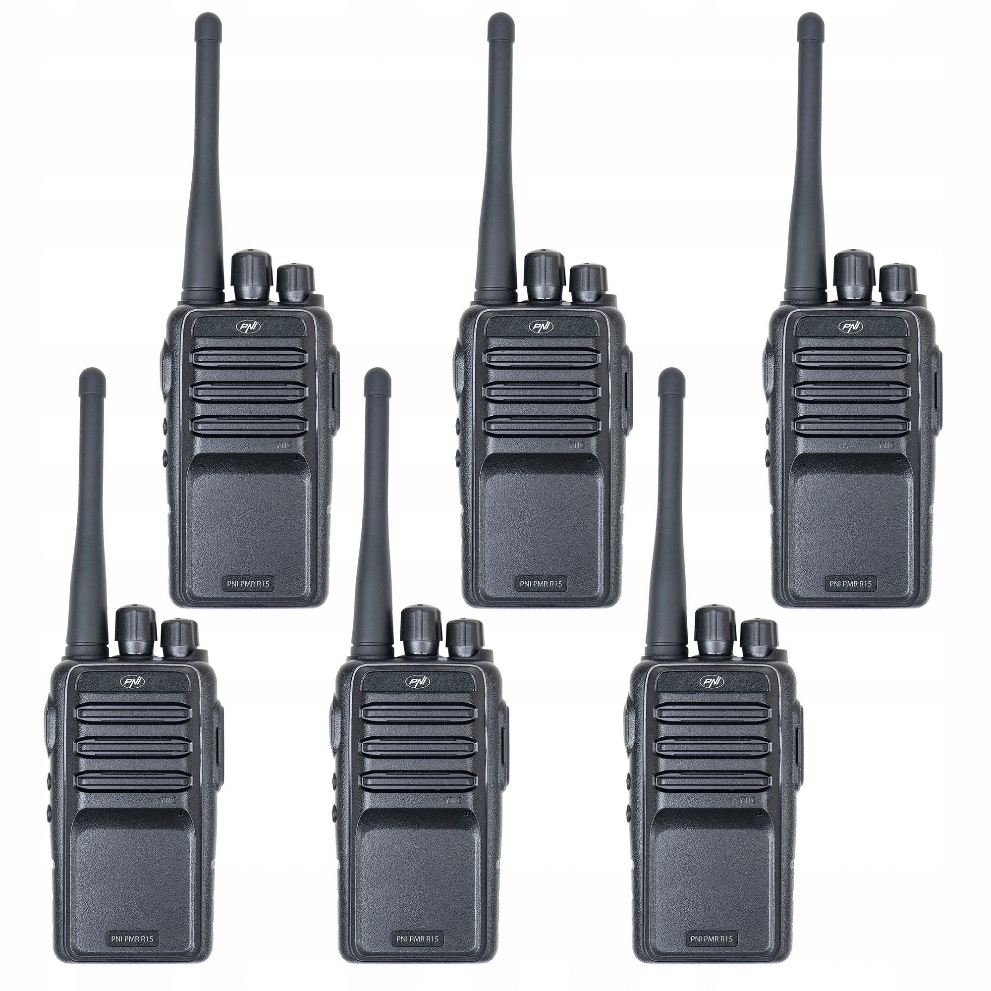 Súprava 6 prenosných rádiostaníc Pni Pmr R15 0,5W, 16 programovateľných kan