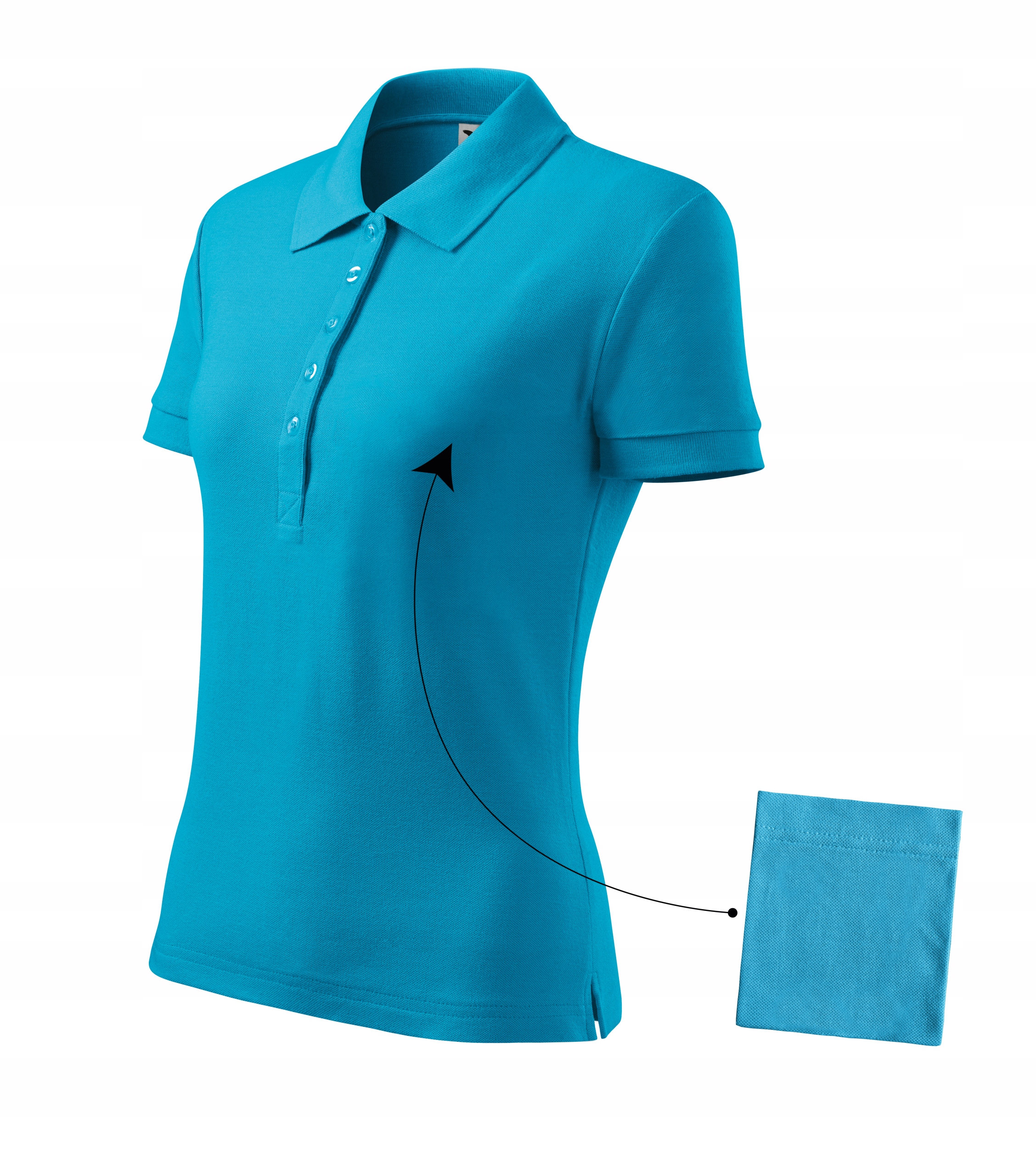 MALFINI 213 KOSZULKA POLO DAMSKA WYS. JAKOŚĆ S
