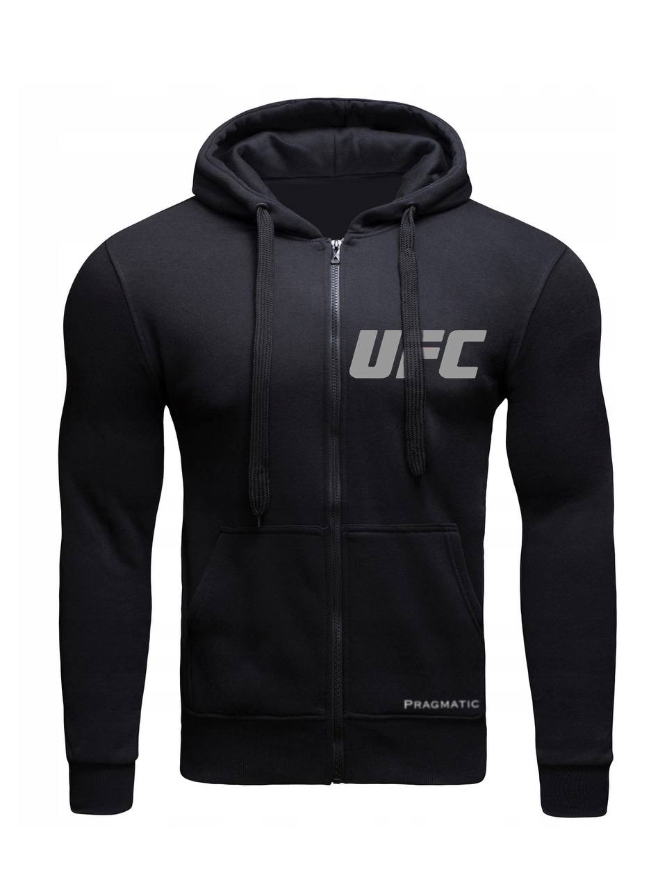 

Bluza Męska Czarna Ufc Mma Rozpinana Z Kapturem XL
