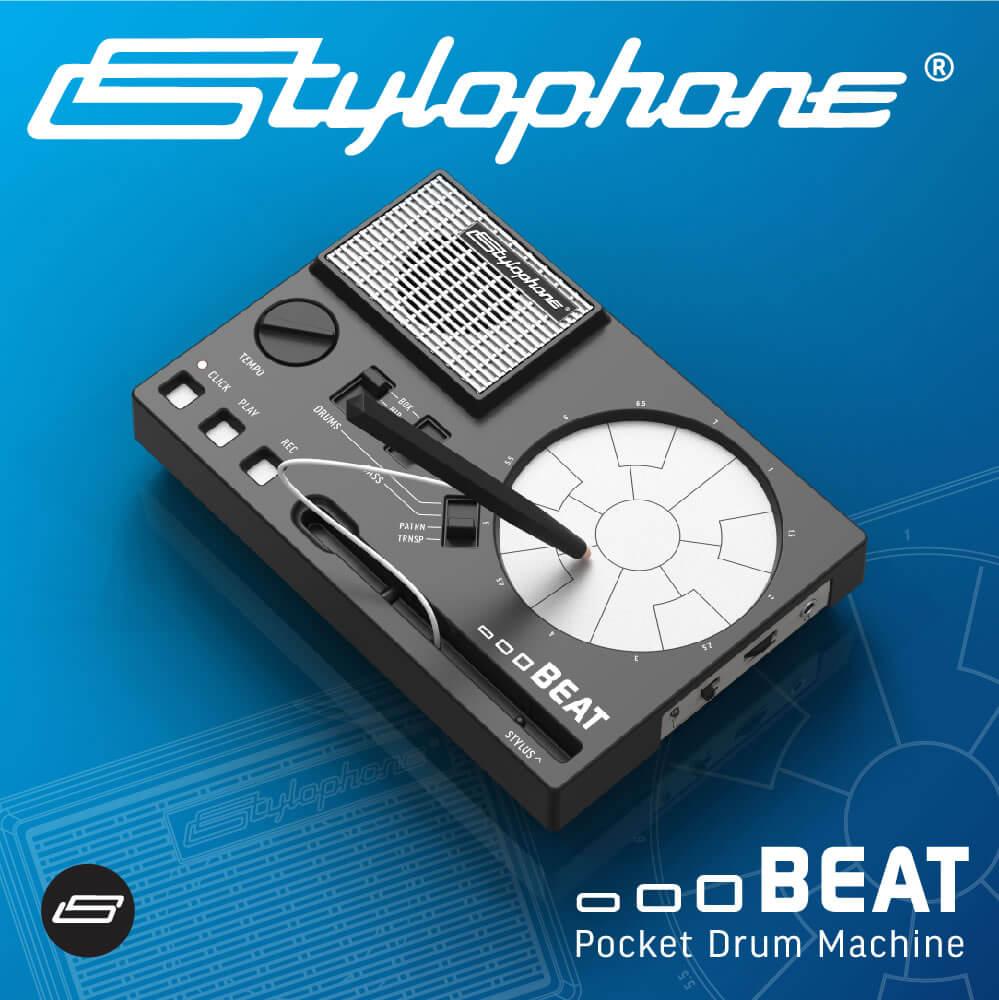 Stylophone BEAT Pocket Drum Machine NOWOŚĆ Looper Maszyna perkusyjna Bas Rodzaj Syntezator