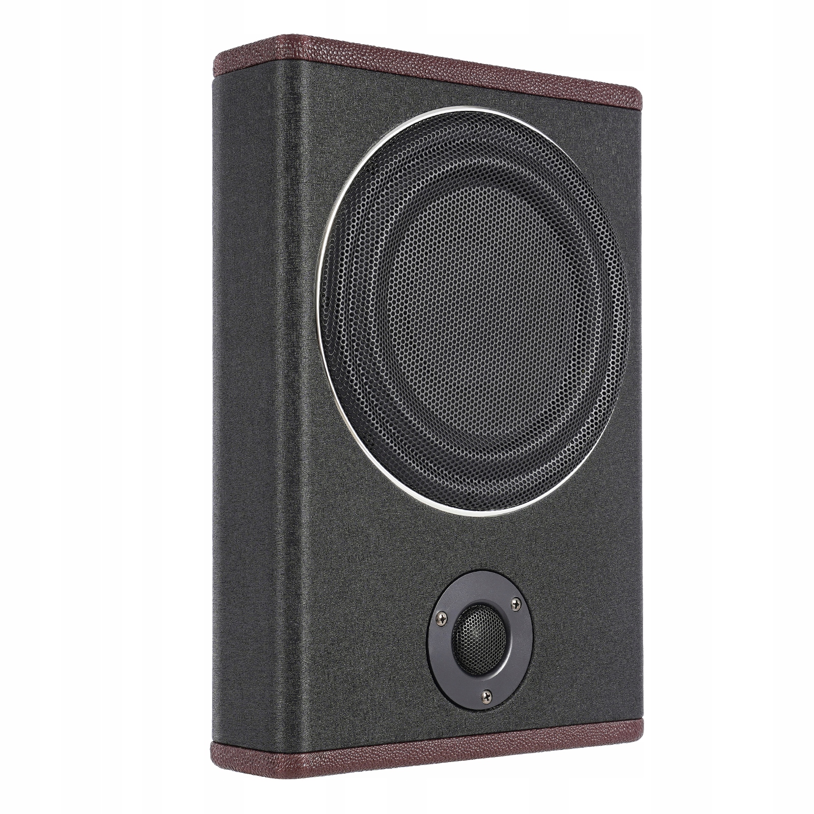 SUBWOOFER SAMOCHODOWY 600W 8 CALI PŁASKI I KOMPAKTOWY MOCNY BAS AUDIO DO AUTA