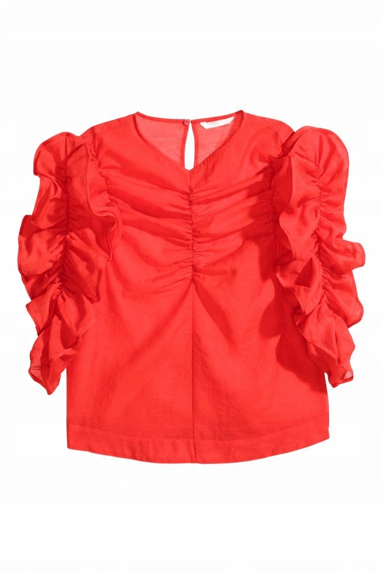 

Bluzka z żorżety w serek h&M 38 M i9