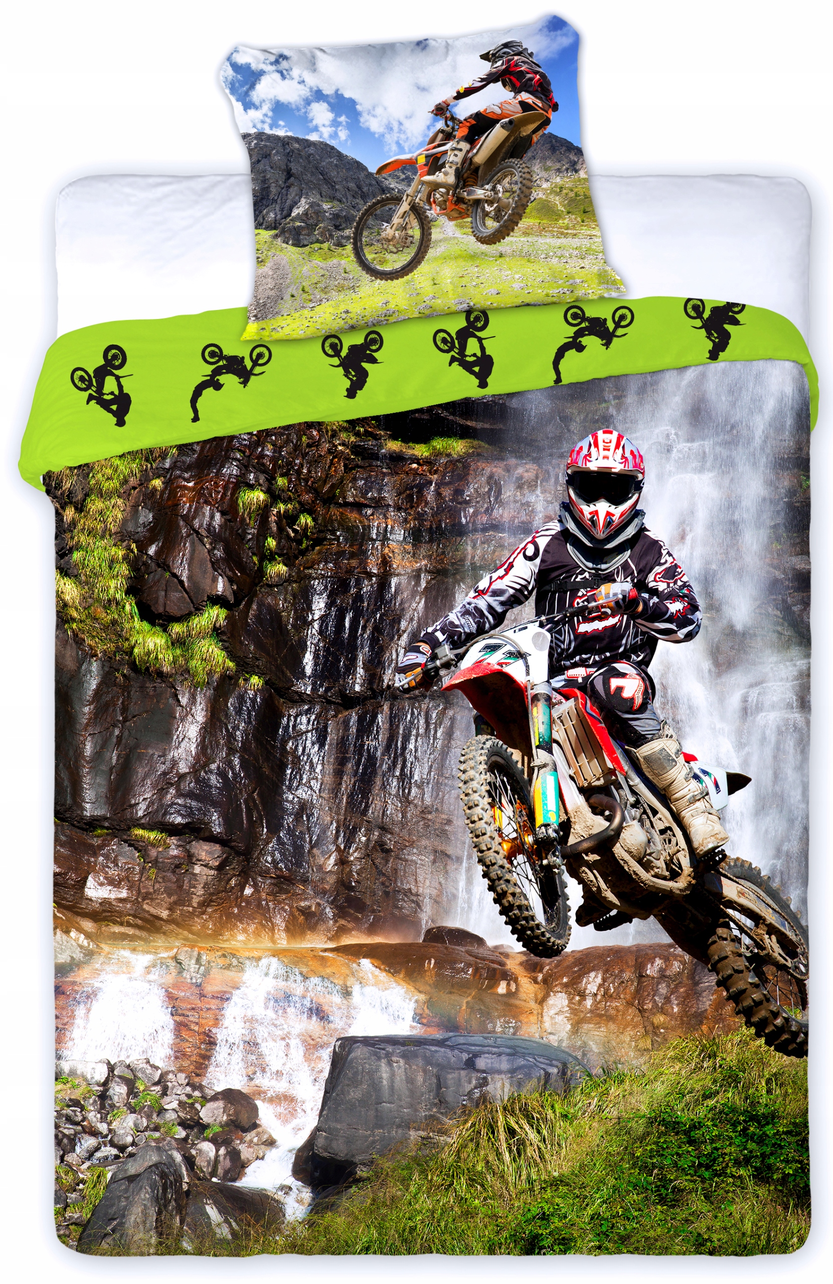 

Pościel 160x200 motor motocross Bawełna
