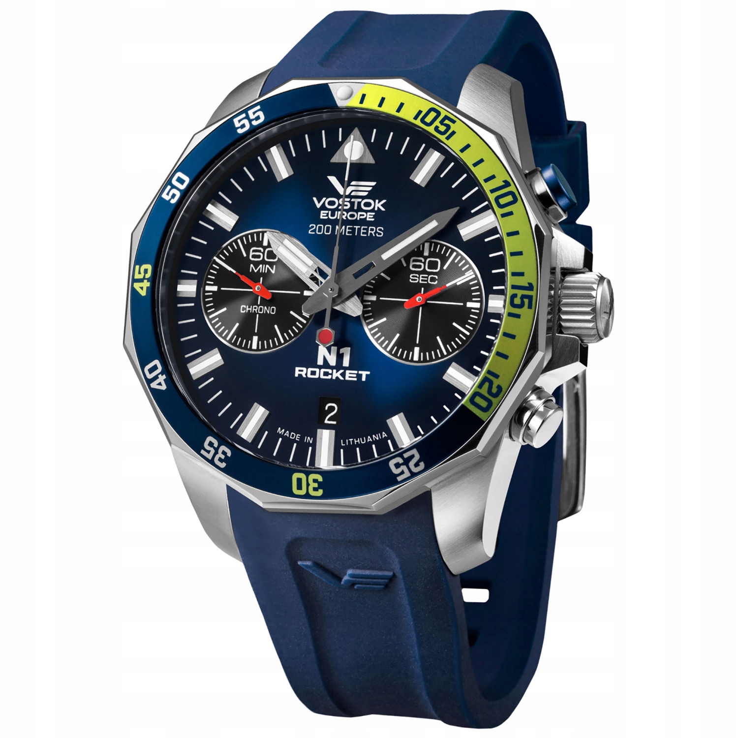 Pánské Hodinky Vostok Europe 6S21-225A708S s modrým řemínkem