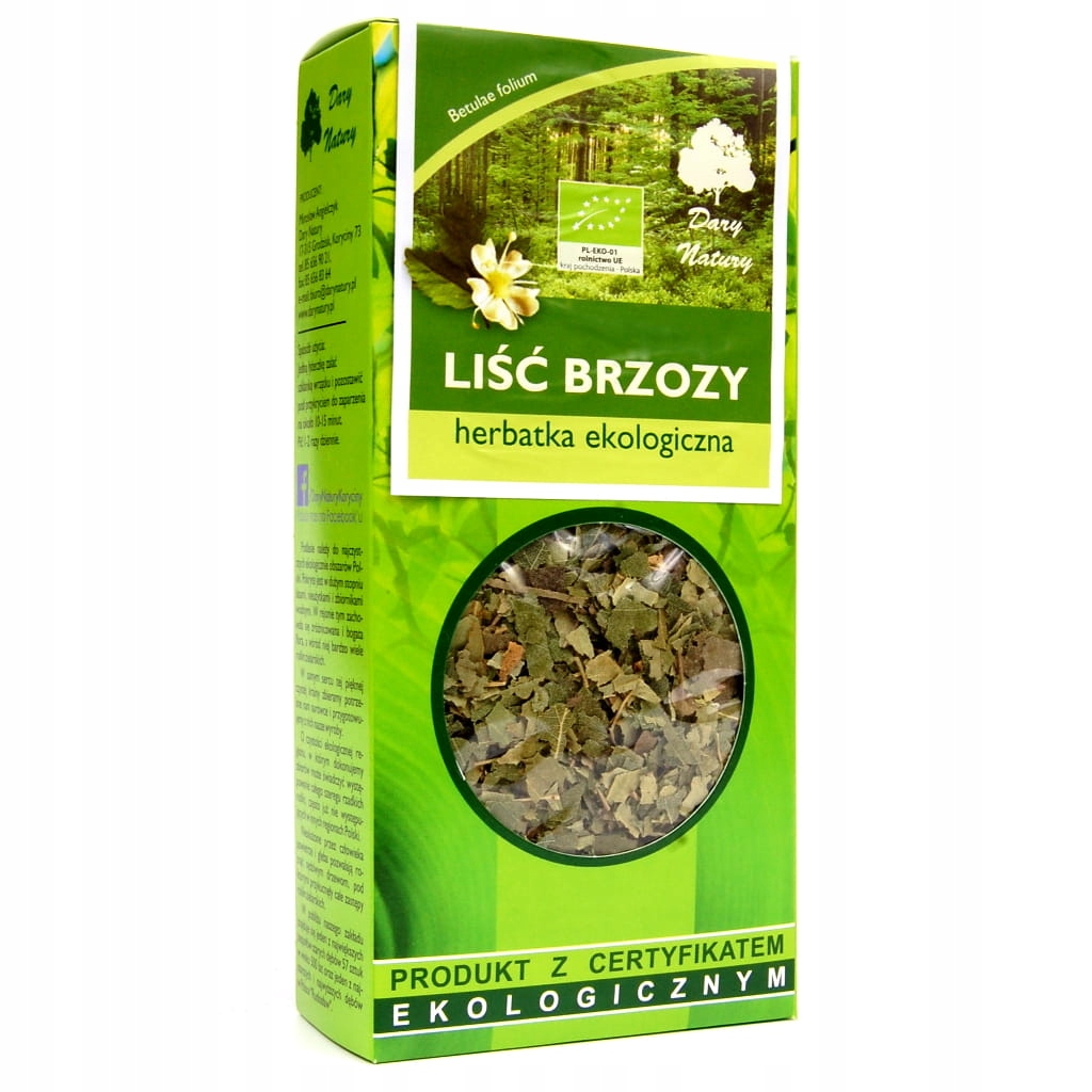 9 x Dary Natury Čaj list břízy Bio 50 g