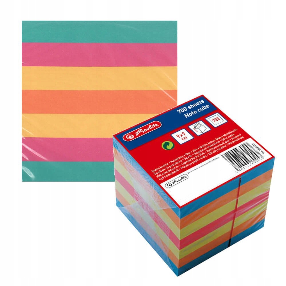 

Notes kostka klejona 700 kartek 9x9cm Big Herlitz