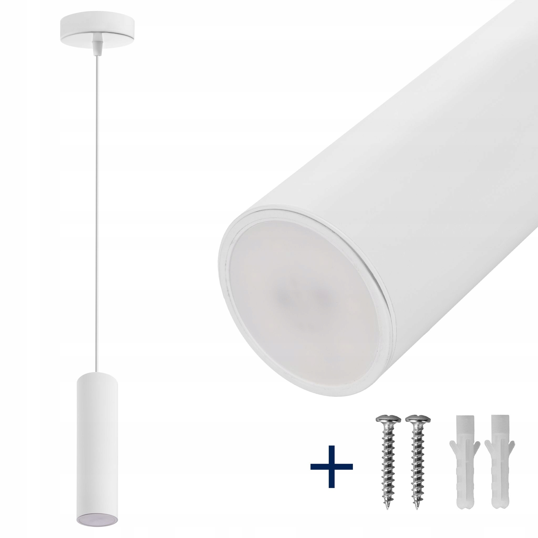 LAMPA WISZĄCA ZWIS żyrandol sufitowa TUBA 15 GU10 Rodzaj gwintu GU10