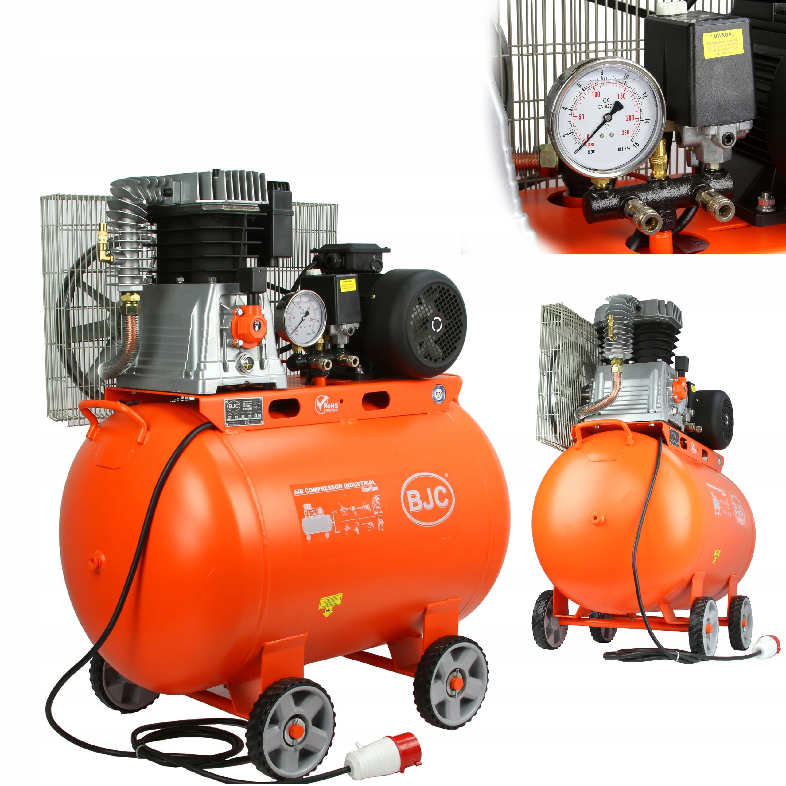 

Kompresor Bjc Sprężarka 270L 10 Bar 820 l/min