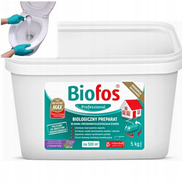 

Środek Do Szamba oczyszczalni ścieków Biofos 5kg