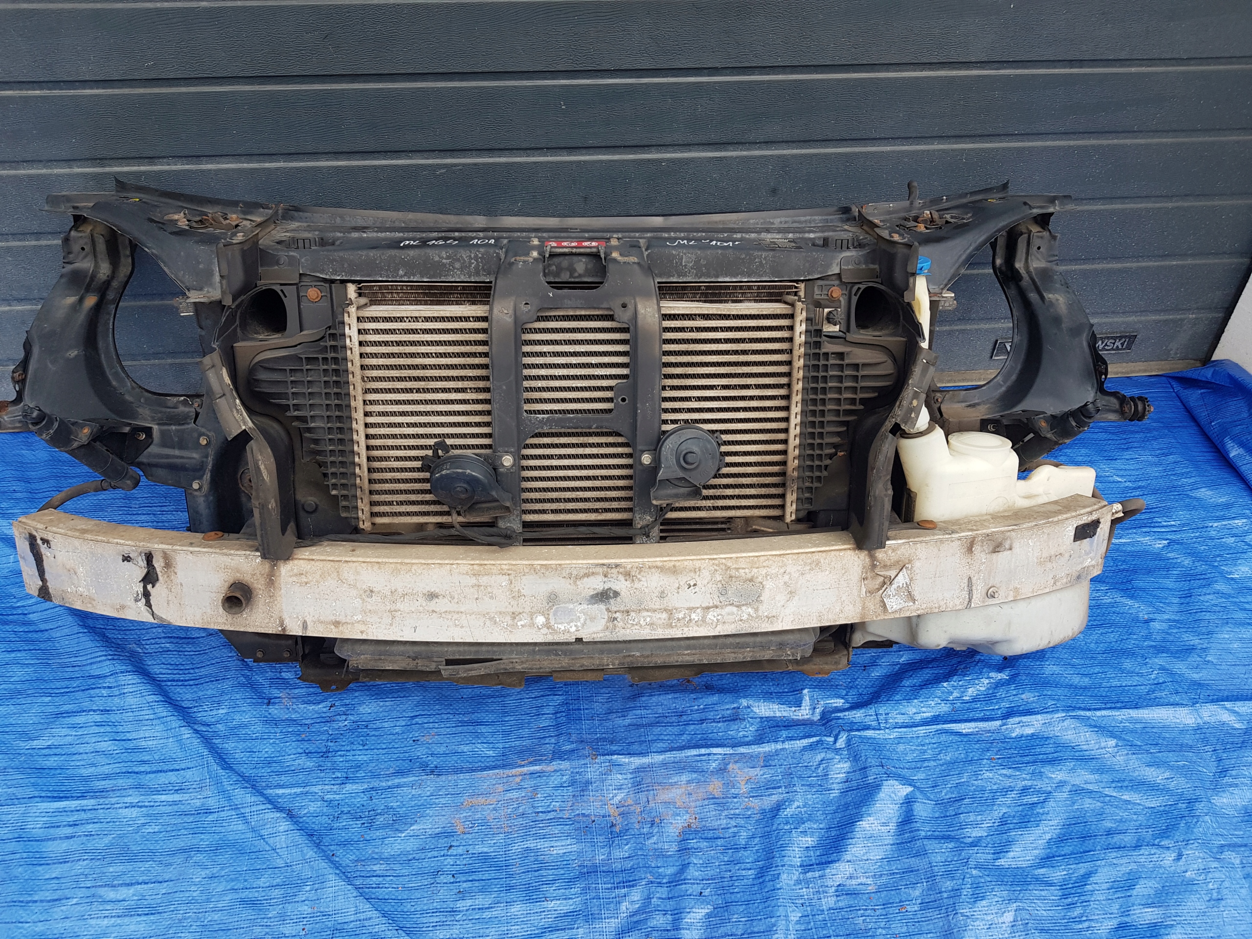 support panel for radiators radiator MERCEDES ML W164 350 LIFT 3.0CDI