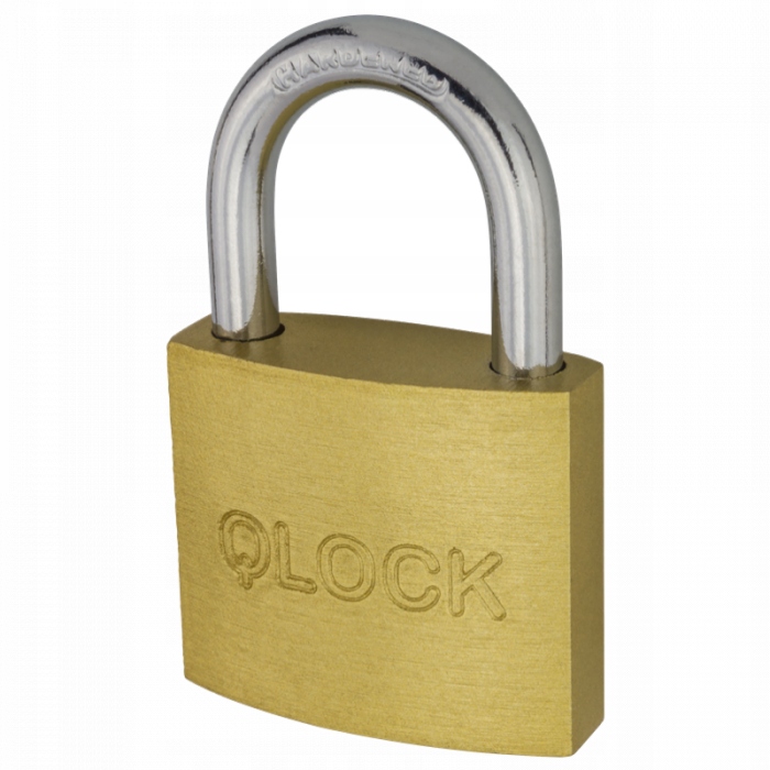 

Kłódka żeliwna Qlock 60 mm złota