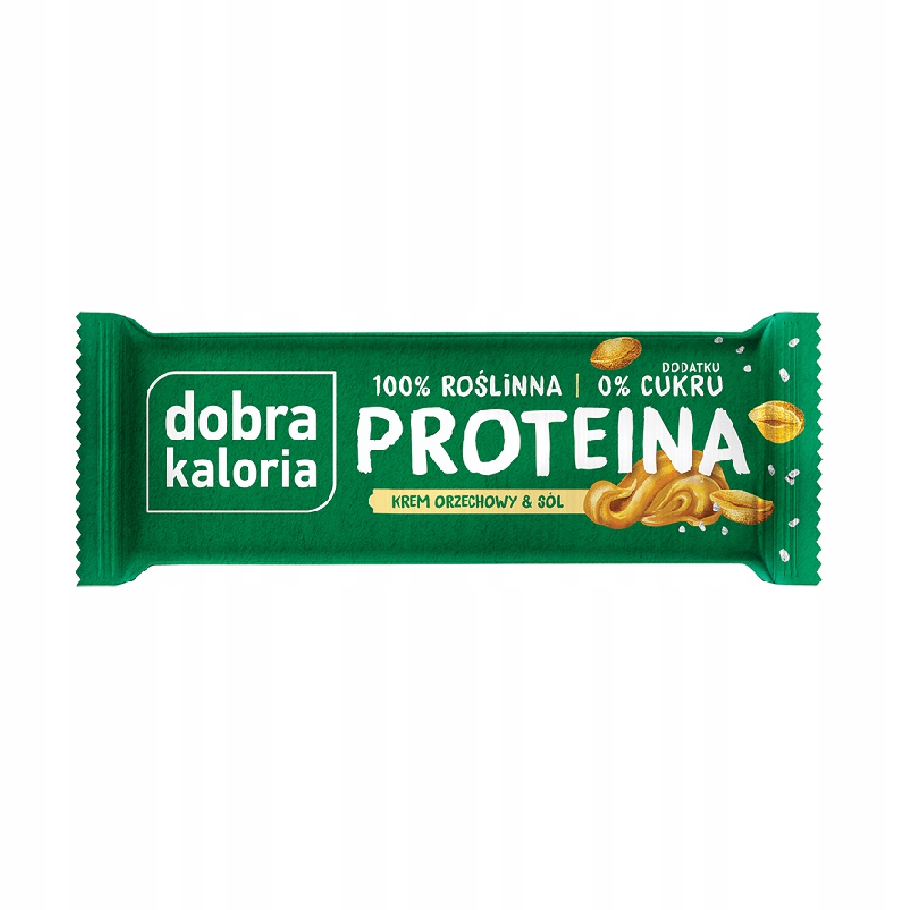 Proteinová tyčinka s ořechovým krémem a solí bez cukru 45 g Sada: 15 ks