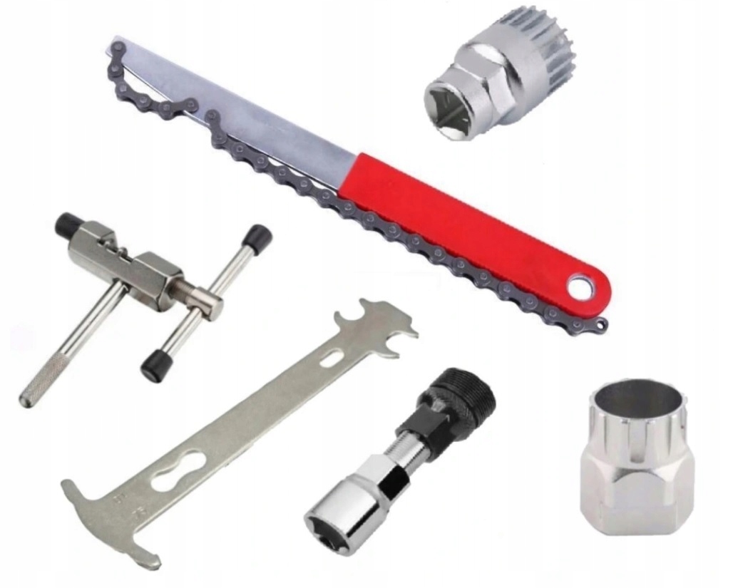 ZESTAW NARZĘDZI ROWEROWYCH 6 SZTUK