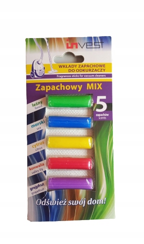 

Wkład Zapachowy Do Odkurzaczy MIX Leśny Cytryna Ko
