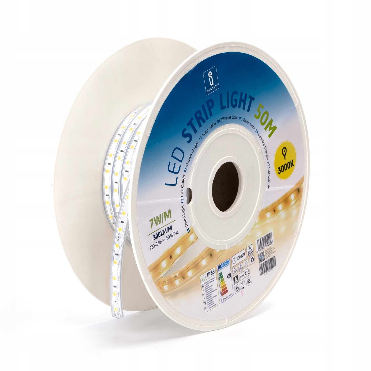 

Taśma Led 230V 5050 barwa ciepła