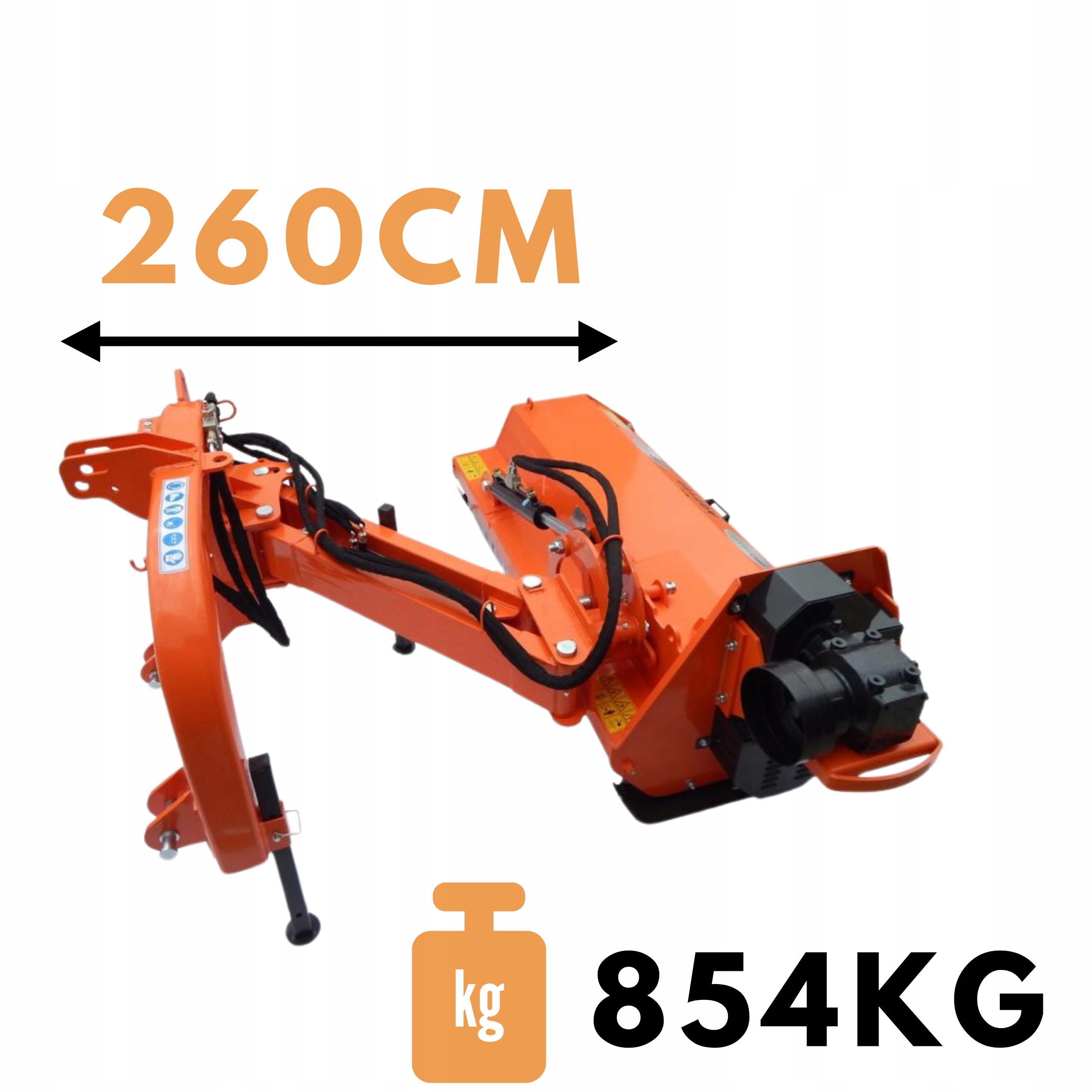 Mulczer kosiarka bijakowa na wysięgniku do mini traktorka Geograss AGF 200 Marka inny