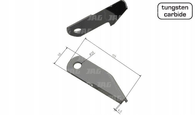 Levé drtící ostří Mws Germany JAG41-0178 87384920