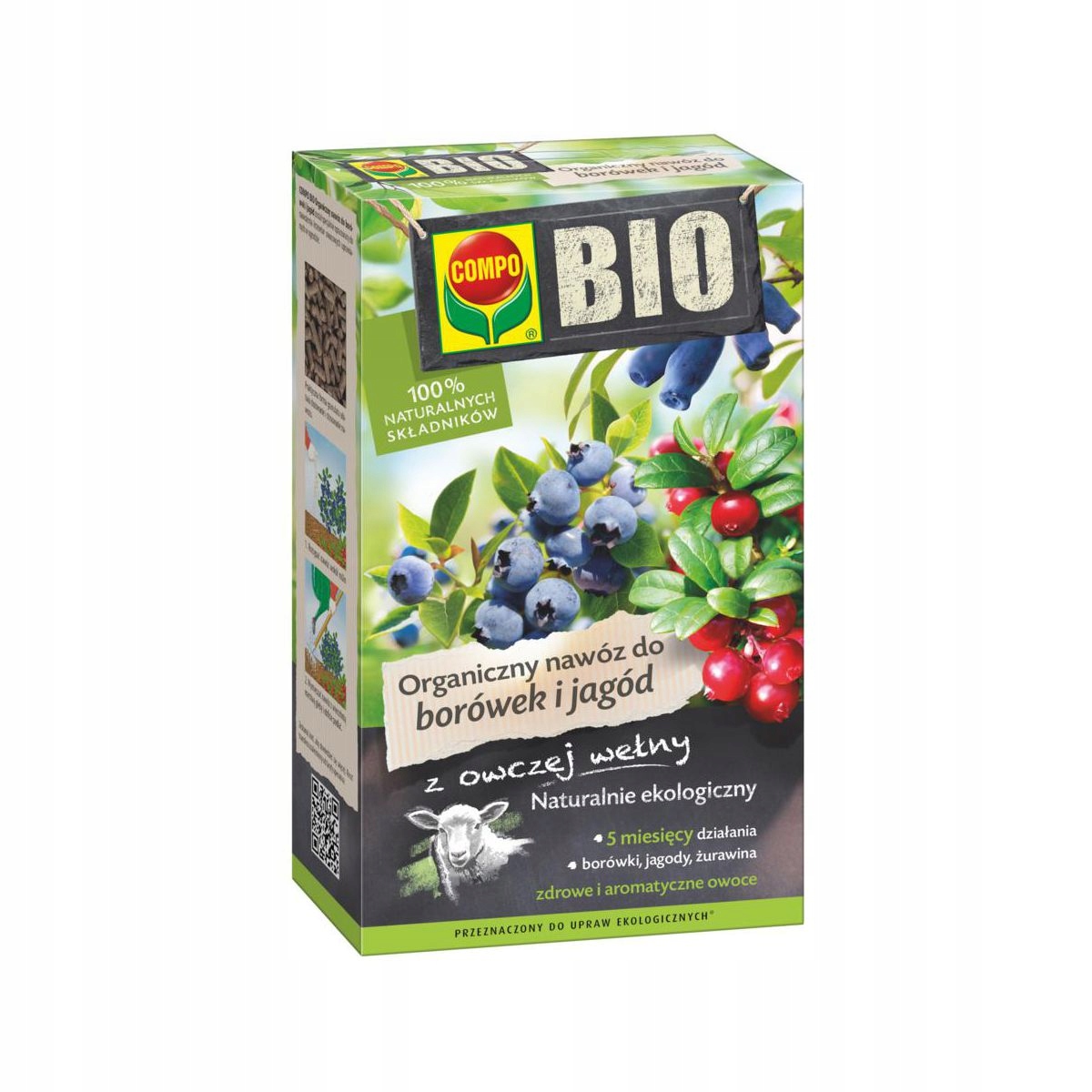 

Nawóz ekologiczny Do borówki Compo 100% Bio Eko