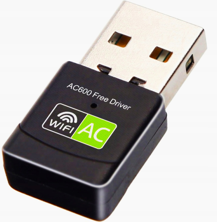 Dwupasmowa Zewnętrzna Karta Sieciowa Adapter USB 600Mbps 2,4 GHz + 5GHz
