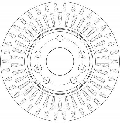 TRW DF6184 Tarcza hamulcowa (1szt) Liczba tarcz w ofercie 1