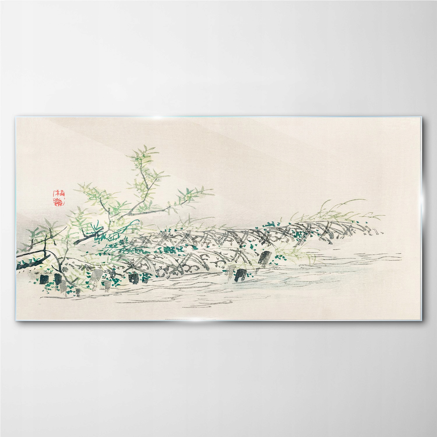 

Foto-obraz na ścianę szkło Krzewy w wodzie 140x70