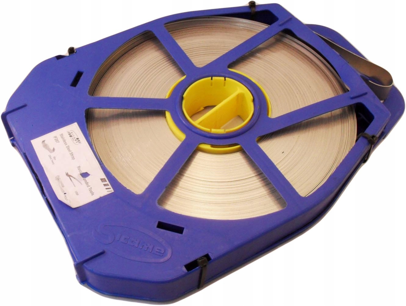 Extralink 0,7mm Taśma ze stali nierdzewnej do mocowania na słupach 20mm