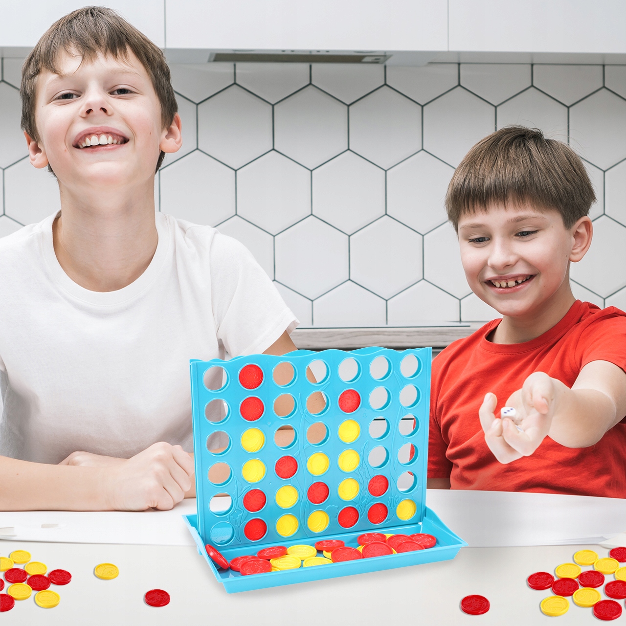 SEŘADA LOGICKÝCH HRY LARGE CONNECT 4 BINGO PRO CELOU RODINU DĚTI Kód výrobce AB707-16