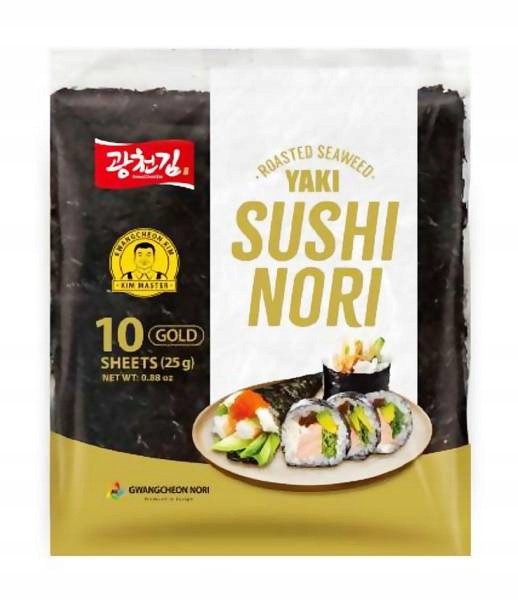 

Glony, algi do sushi Yaki Nori Gold 10 szt.
