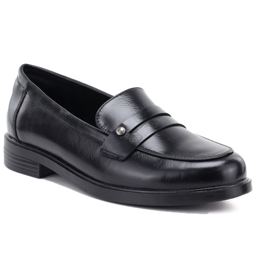 Dámské polobotky loafersy lordsy černé Potocki SZ12832 39