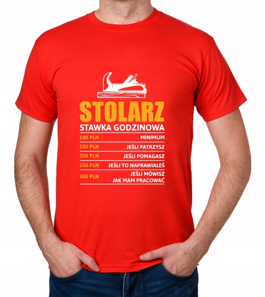 

koszulka Stolarz stawka godzinowa prezent
